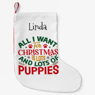 Alles, was ich zu Weihnachten Wollte, sind viele W Kleiner Weihnachtsstrumpf