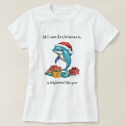 Alles, was ich zu Weihnachten wollte T-Shirt (Design vorne)