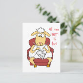 Alles, was ihr Strick ist, Liebe Postkarte (Stehend Vorderseite)