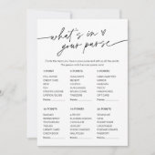ALLES, was in deinem Brautparty steckt Einladung (Vorderseite)
