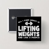 Alles, was mir wichtig ist, ist, das Gewicht zu he Button (Vorne & Hinten)