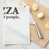 Alles, was mir wichtig ist, ist Heben und Pizza -  Geschirrtuch (Viertel Falte)