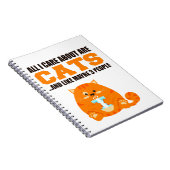 Alles, was mir wichtig ist, sind Katzen und vielle Notizblock (Rechte Seite)