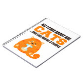 Alles, was mir wichtig ist, sind Katzen und vielle Notizblock (Linke Seite)