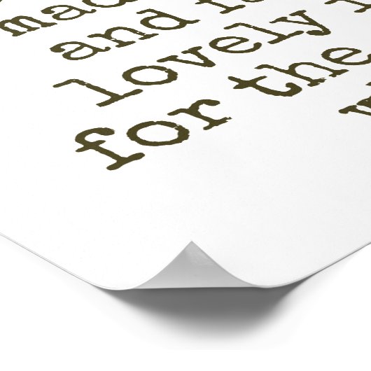 Alles, was schön gemacht wird - Schönheitsangebot Poster (Ecke)