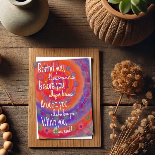 Alles, was Sie brauchen Inspiration Moderne Rot Li Karte