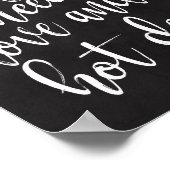 Alles, was Sie brauchen, ist das Kreideschild mit Poster (Ecke)