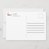 Alles was Sie brauchen ist die Valentinkarte der L Ankündigung (Rückseite)