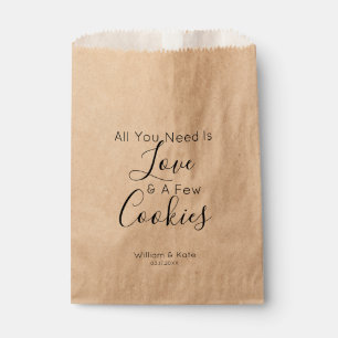 Alles, was Sie brauchen, ist ein Cookie Gastgesche Geschenktütchen