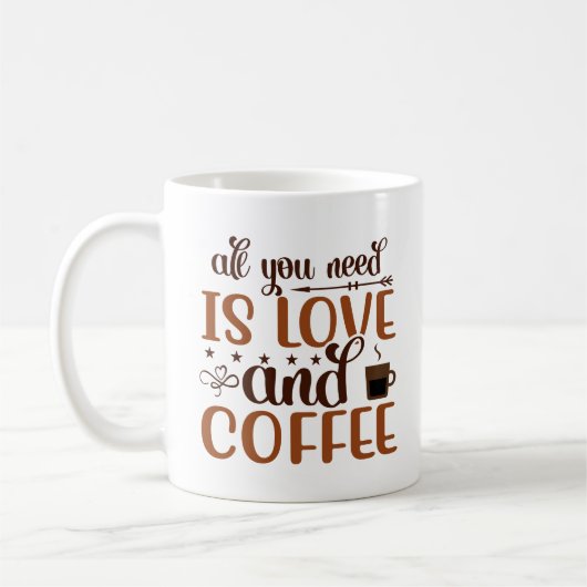 Alles, was Sie brauchen, ist eine Liebe und eine K Kaffeetasse (Links)