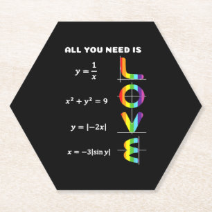 Alles was Sie brauchen ist eine Liebe von LGBT Mat Untersetzer