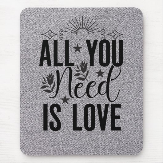 Alles was Sie brauchen ist Liebe-20230 Mousepad (Vorne)