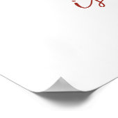 Alles, was Sie brauchen, ist Liebe Aquarell Floral Poster (Ecke)