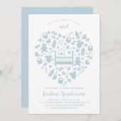 Alles was Sie brauchen ist Liebe Baby Dusche Einla (Vorne/Hinten)