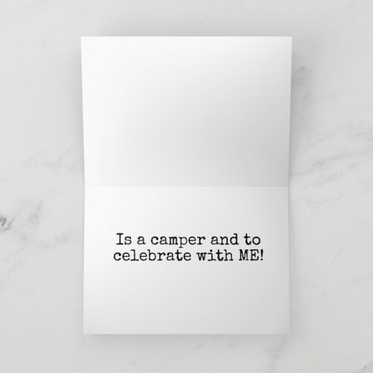 ALLES, WAS SIE BRAUCHEN, IST LIEBE/CAMPER/ME AUF D KARTE (Innenseite)