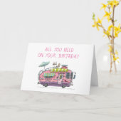 ALLES, WAS SIE BRAUCHEN, IST LIEBE/CAMPER/ME AUF D KARTE (Gelbe Blume)