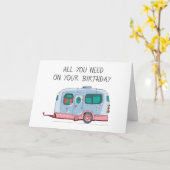 ALLES, WAS SIE BRAUCHEN, IST LIEBE/CAMPER/ME AUF D KARTE (Gelbe Blume)