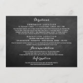 Alles, was Sie brauchen, ist Liebe-Chalkboard-Hoch Begleitkarte (Rückseite)