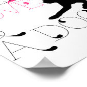 "Alles, was Sie brauchen, ist Liebe & ein Hund" 8x Poster (Ecke)