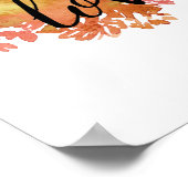 Alles, was Sie brauchen, ist Liebe Extravagantes S Poster (Ecke)