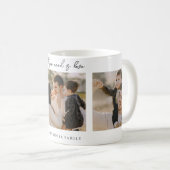 Alles, was Sie brauchen, ist Liebe Family Collage Kaffeetasse (VorderseiteRechts)