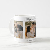 Alles, was Sie brauchen, ist Liebe Family Collage Kaffeetasse (Vorderseite Links)