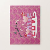 Alles was Sie brauchen ist Liebe Flamingo 252 Stüc Puzzle (Vertikal)