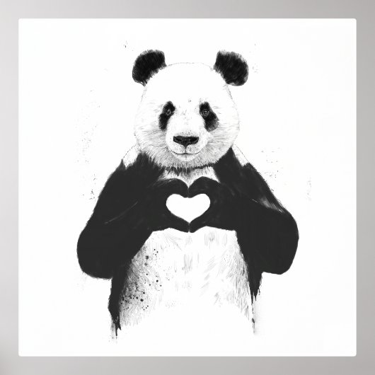 Alles was Sie brauchen ist Liebe - Foil Poster (Vorderseite)