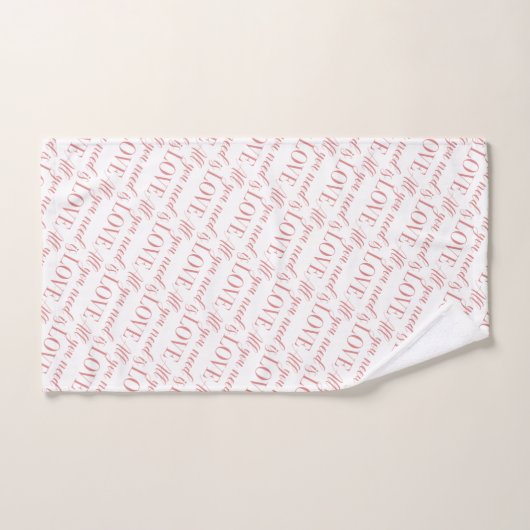 Alles was Sie brauchen ist Liebe Handtuch Set (Handtuch)