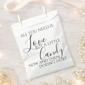 Alles, was Sie brauchen, ist Liebe Hochzeitskaffee Geschenktütchen (Ausgeschnitten)