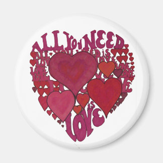 Alles was Sie brauchen ist Liebe Magnet