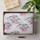 Alles, was Sie brauchen, ist Liebe mit Herz-Gewebe Seidenpapier (Geschenk)