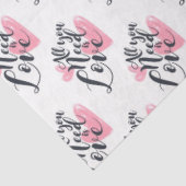 Alles, was Sie brauchen, ist Liebe mit Herz-Gewebe Seidenpapier (Ausschnitt)