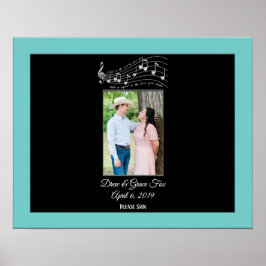 Alles was Sie brauchen ist Liebe Music Wedding Sig Poster
