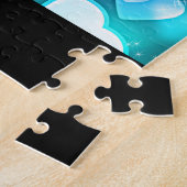 Alles, was Sie brauchen, ist Liebe Rosa Lila Herz Puzzle (Seite)