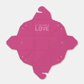 Alles, was Sie brauchen, ist Liebe Rosa Valentine Geschenkschachtel (Ungefaltet)