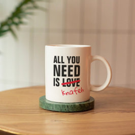 Alles was Sie brauchen ist Liebe sonnig arabisch Kaffeetasse