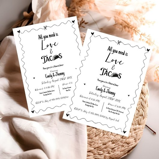 Alles was Sie brauchen ist Liebe & Tacos Probe Han Ankündigung