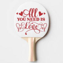 Alles was Sie brauchen ist Liebe Typografie Ping P