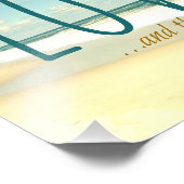 Alles was Sie brauchen ist Liebe und das Beach Fot Fotodruck (Ecke)
