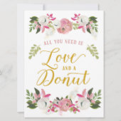 Alles was Sie brauchen ist Liebe und ein Donut-Sch (Vorderseite)