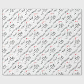 Alles, was Sie brauchen, ist Liebe und ein Hund! g Geschenkpapier (Flach)