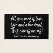 Alles, was Sie brauchen, ist Liebe und ein kostenl (Vorderseite)