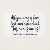 Alles, was Sie brauchen, ist Liebe und ein kostenl (Vorderseite)