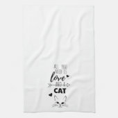 Alles, was Sie brauchen, ist Liebe und ein Küchent Geschirrtuch (Vertikal)