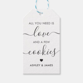 Alles was Sie brauchen ist Liebe und ein paar Cook Geschenkanhänger