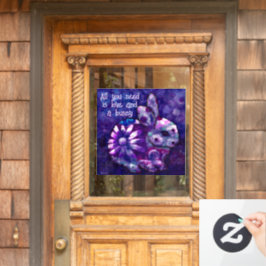 Alles was Sie brauchen ist Liebe und ein sonniges  Fensteraufkleber