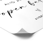 Alles, was Sie brauchen, ist Liebe und ein Zeichen Poster (Ecke)