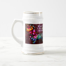 Alles was Sie brauchen ist Liebe und eine Dackel A Bierglas