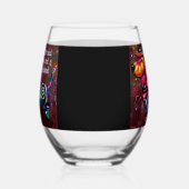 Alles was Sie brauchen ist Liebe und eine Dackel A Weinglas Ohne Stiel (Rechts)